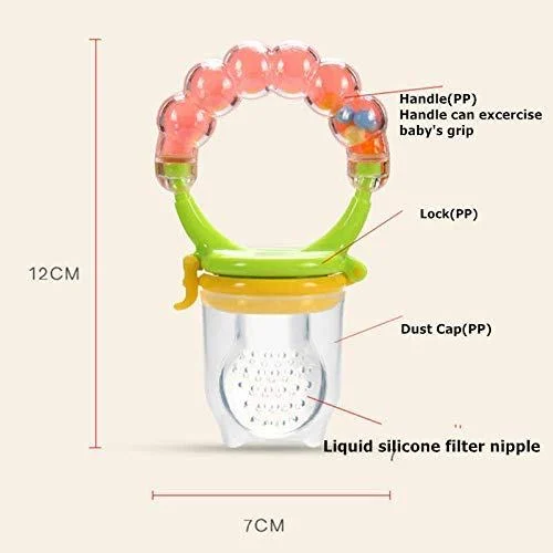 New Baby Food Feeder Soother Teether for Eating Fresh Fruit Vegetables Meat 7