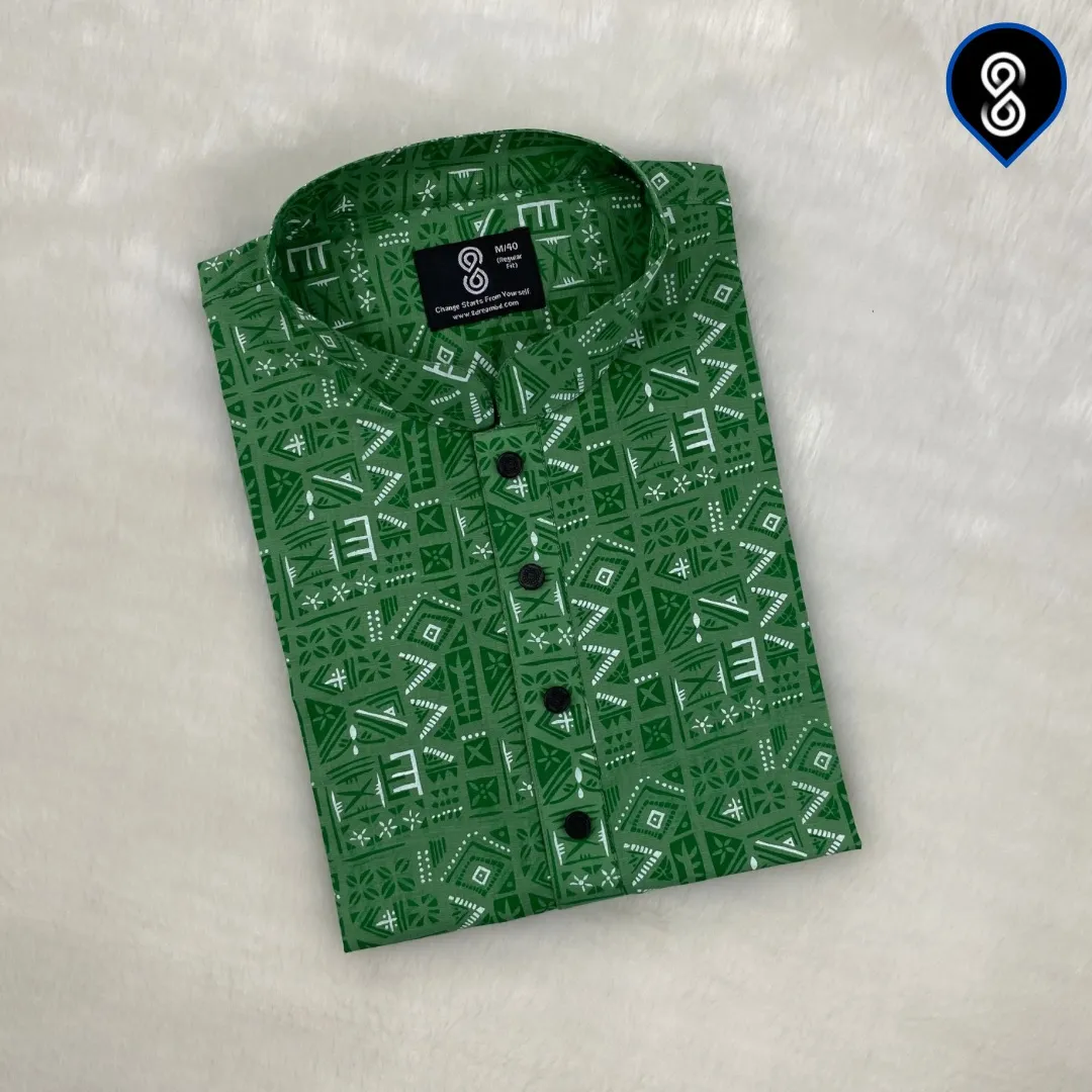 Premium Screen Print Panjabi For Men 3