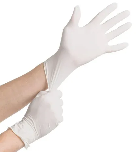 30 pcs rubber hand gloves ( cream colour) for work various purpose like that home, kitchen, garden, workspace etc. 5