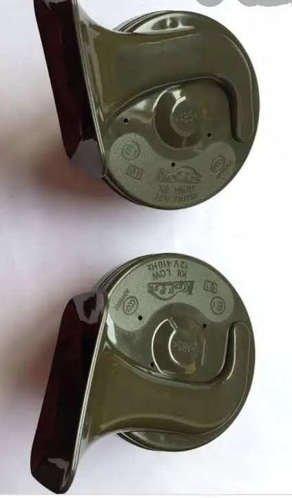 Karsa Army Horn 60E For Car And Bike. Super Loud Electric Snail Horn, 410Hz Low Tone, 510Hz High Tone. 3