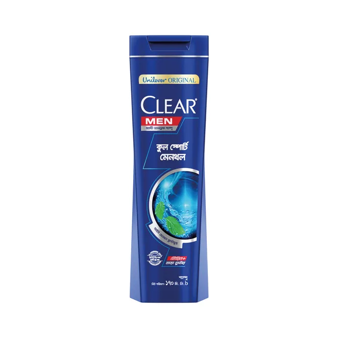 Clear Men Shampoo Cool Sport Menthol Anti Dandruff 170ml 6