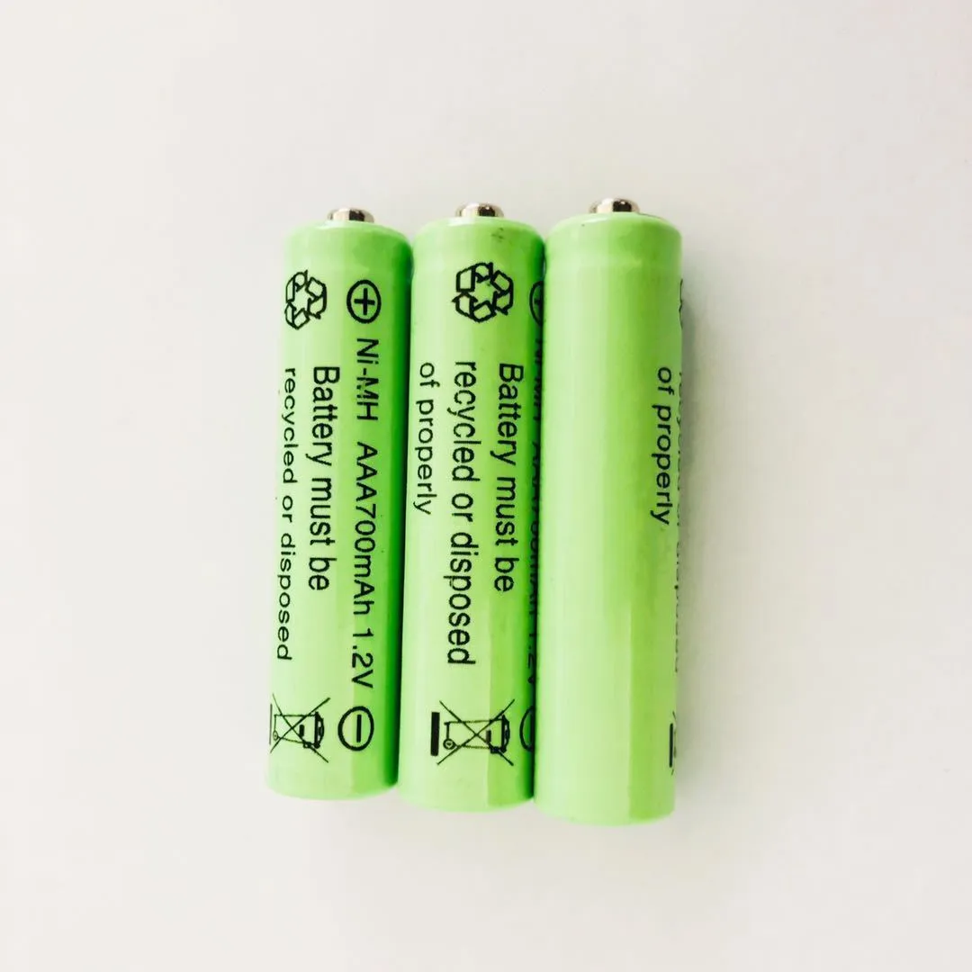 AAA Batteries, 1.2V Ni-MH Rechargeable remote Battery-700mAh 1Pc 4