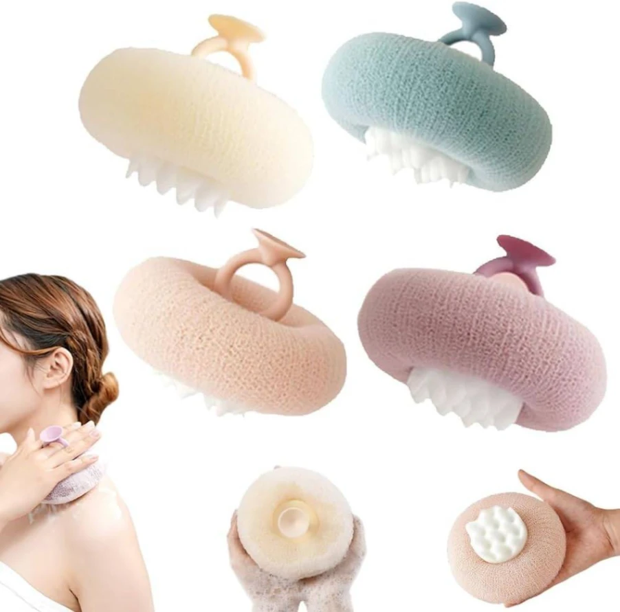 Massage Shower Ball, Bath Sponge Body Cleaning Brush 7