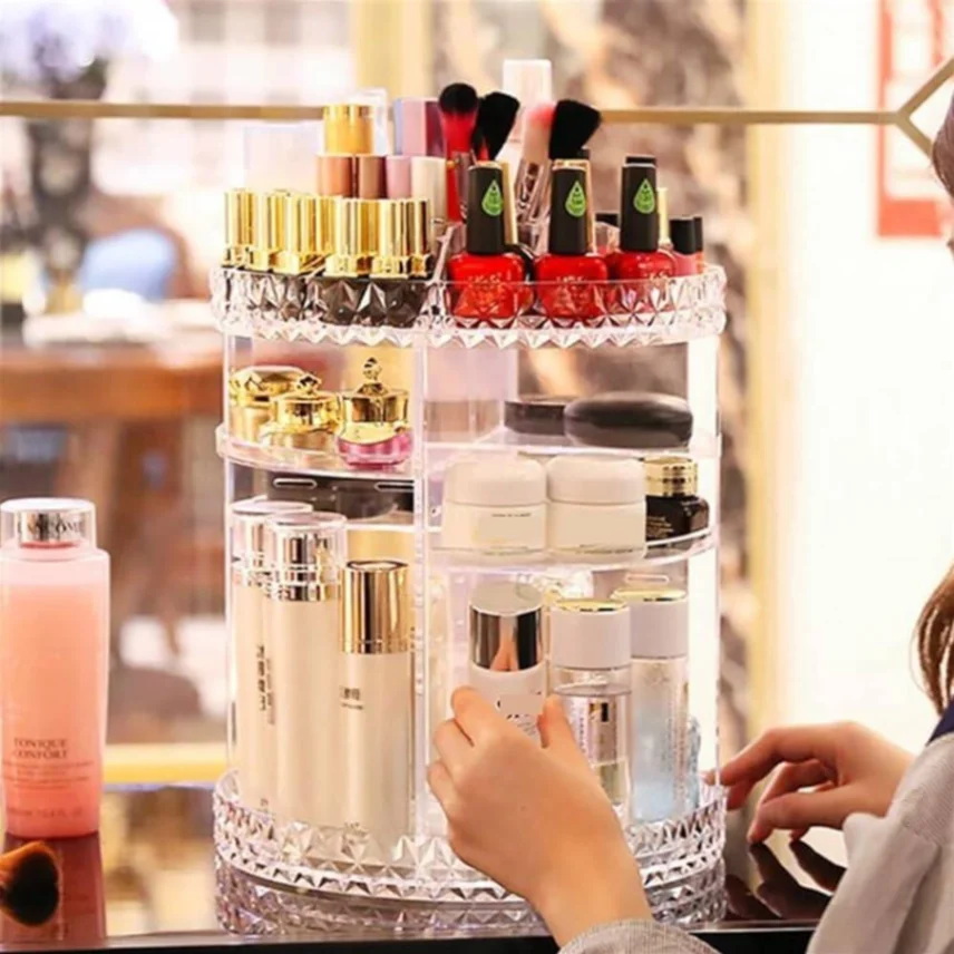 360 Degree Rotation Cosmetic Organizer 4