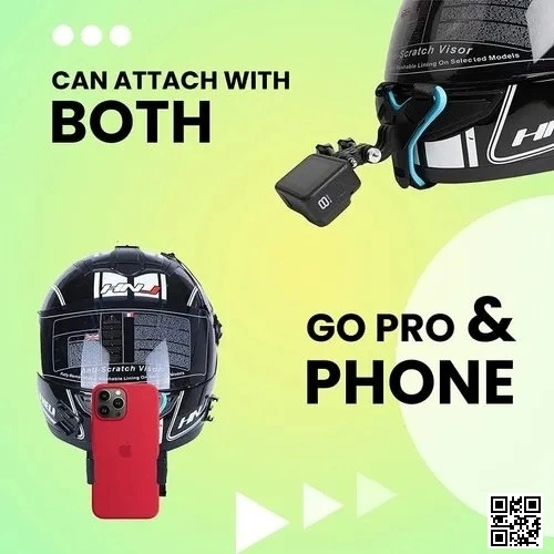 Motorcycle Helmet Chin Mount Holder Bracket for Mobile &amp; GoPro 2
