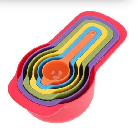 Plastic Measuring Cup Measuring Spoon Set MultiColor 1