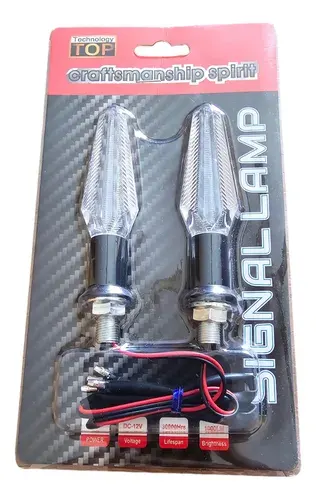 2pcs LED Motorbike Direction Lights Flowing Motorcycle Turn Signal Light Motor Indicator Lamps - Cycle Accessories - Cycle Accessories 2