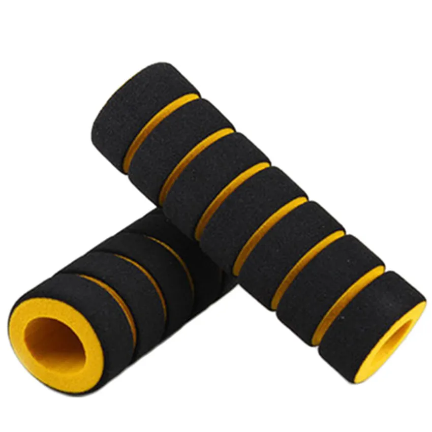 Bicycle Handlebar Bicycle Grip Sponge Cover Non Slip Handle Bar Foam Sponge Grips 2 Pcs Mixed Color 1