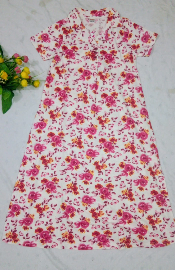 Comfortable girl frock dress, cotton fabrics girl frock 3