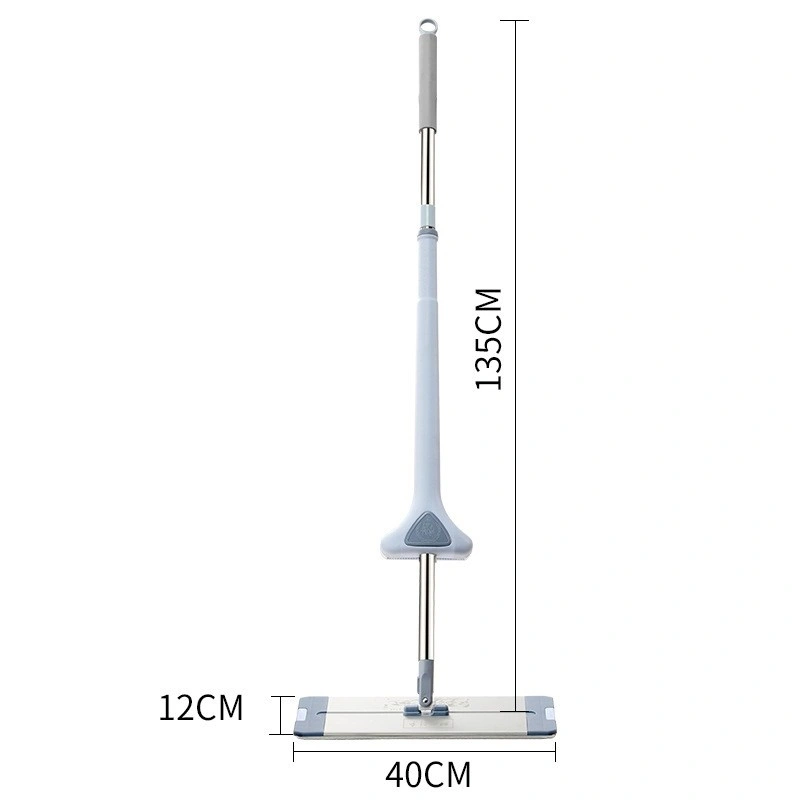 360° rotate floor cleaning flat mop, Aluminum Dry Mop 360° Rotation & Self-Squeezing – Effortless Floor Cleaning 4