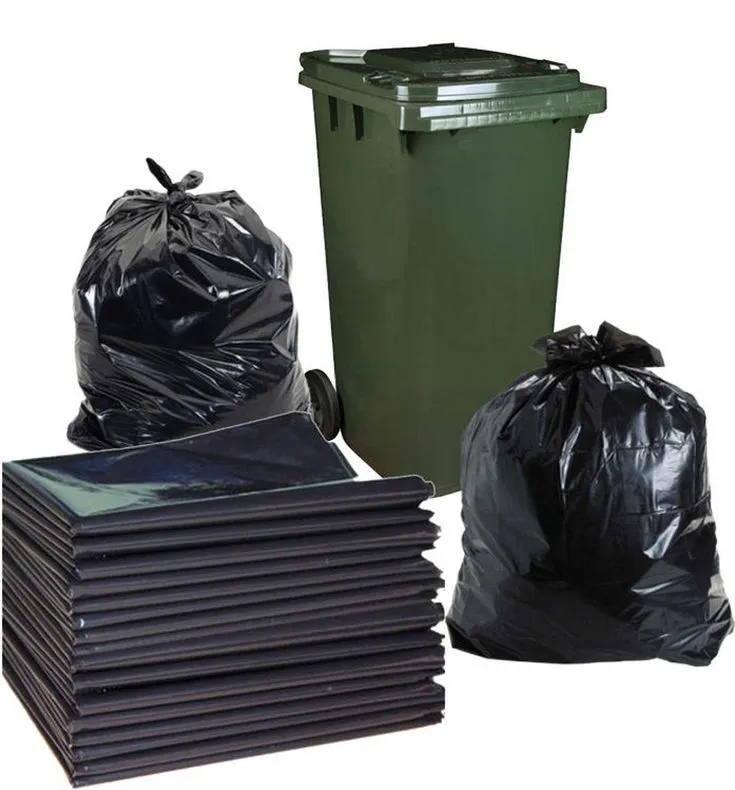 Trash Bag Poly Bag Garbage Bag Thin 24 x 18 10 Pcs 2