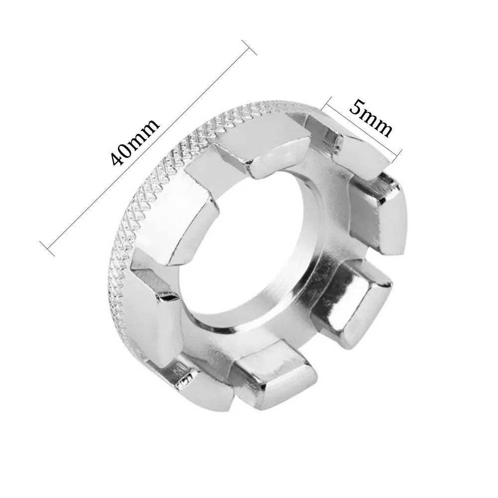 Cycle Spoke Nipple Key Bike Wheel Rim 8 Way Wrench Spanner Repair Tool Bicycle Accessories 3