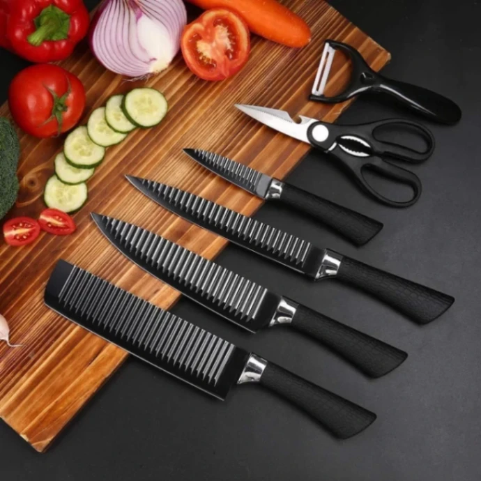 Zepter Professional Knife Set - 6 pcs Kitchen Knives Set, Culinary Knives, Professional Chef Knives, 7