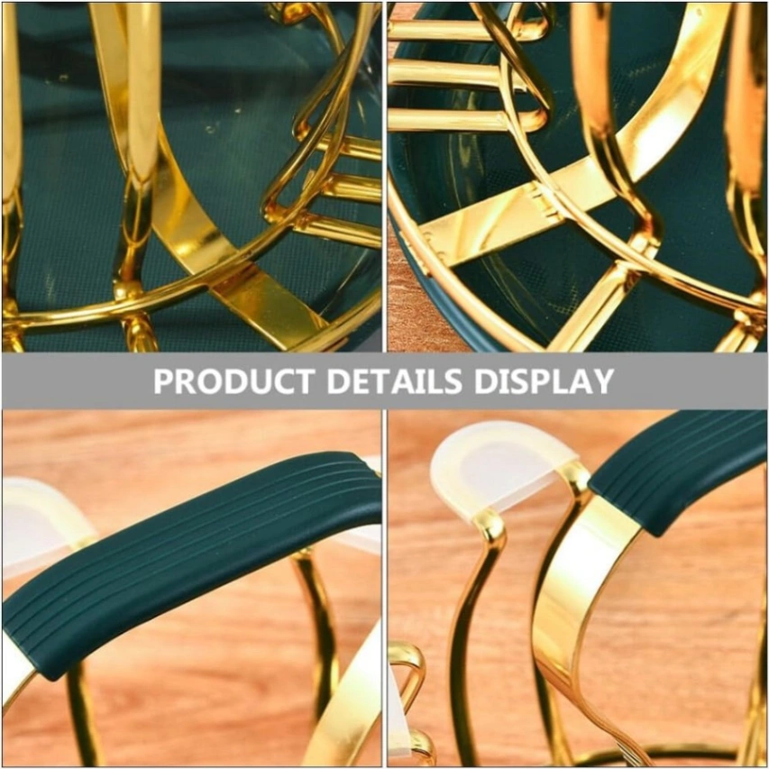 Dining Table Glass holder Rack, Glass holder, SS Glass rack - Gold 3