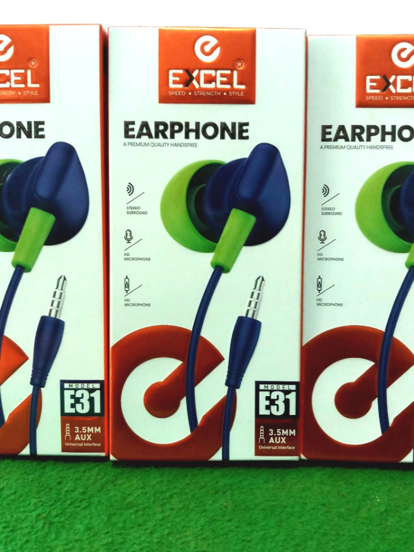 Excel E-31 Wired Magnetic Headphone 3