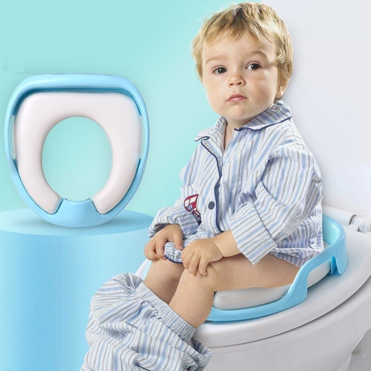 Soft Baby Toilet Seat, Toilet Training&#x2F;Commod&#x2F;Potty Safe Seat For Kids (18-30Months) Sitting Ring with Handles Bathroom Trainer Closestool Cover 6