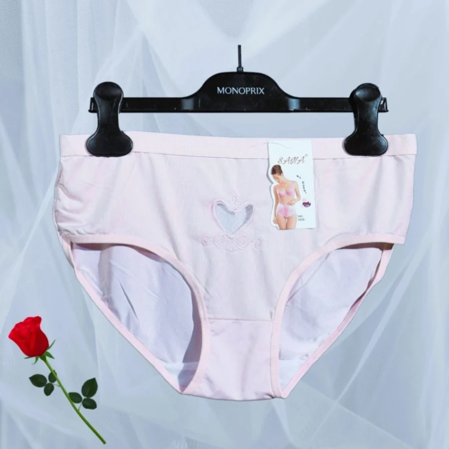 China Love Panty For Women, Women Cotton Panty Mid Waist &amp; Full Coverage & Good Quality 5