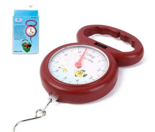 Mini Pointers Hook Spring Hanging Scale Portable Fishing Scale 10kg Capacity Food Digital Scale Luggage Scale Weighing Scales(Made in China) 3