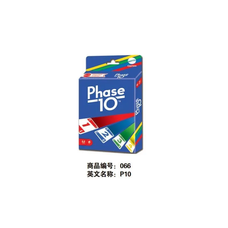 Image of Mattel Games Uno Phase 10 Express Card Game For Friends And Family - 108 Cards Phase 10 Card Game (Multicolour)