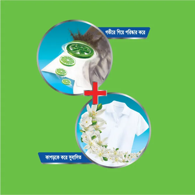 Wheel Washing Powder 2in1 Clean & Fresh 1Kg 4