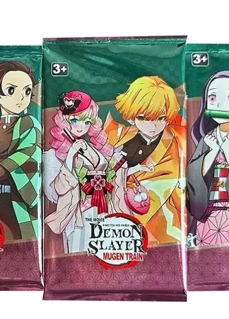Demon Slayer Mugen Train Anime TCG Card Game English Version SSP Card Ultra Rare Card Tanjirou Kamado Nezuko Character Rare Collectibles Kids Gift Toy Holo Lamination 2