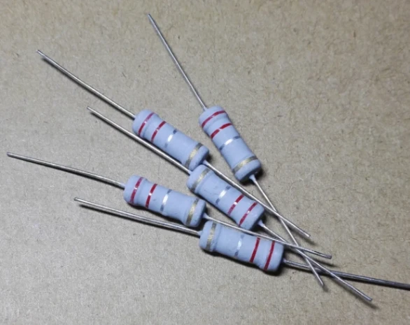 5 pcs 0.33 ohm 2 watt Two watt Resistor ±5% 0.33Ω 0.33 ohms Metal Oxid Film Resistance 2