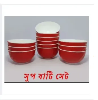 Opes Set Plastic Round Soup Bowl 6pcs- (Super Hard Quality Plastic) 2