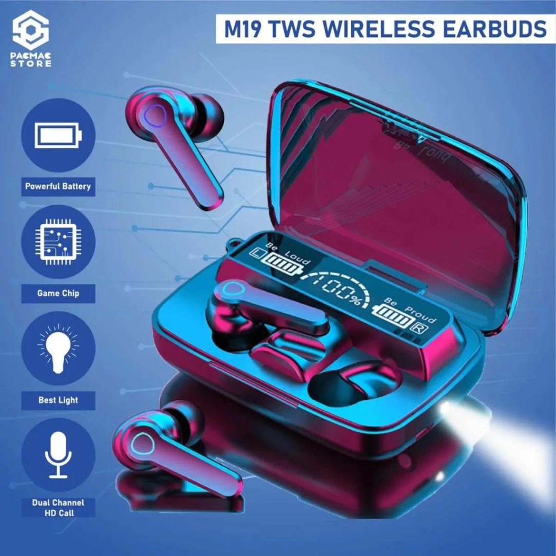 M19 TWS Gaming Bluetooth Earbuds 7