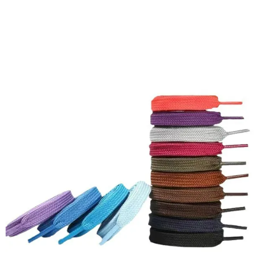 1 pair x 120cm Flat Shoelace Double Layer Athletic Sports Shoe Laces for Sneakers(Made in China) 2