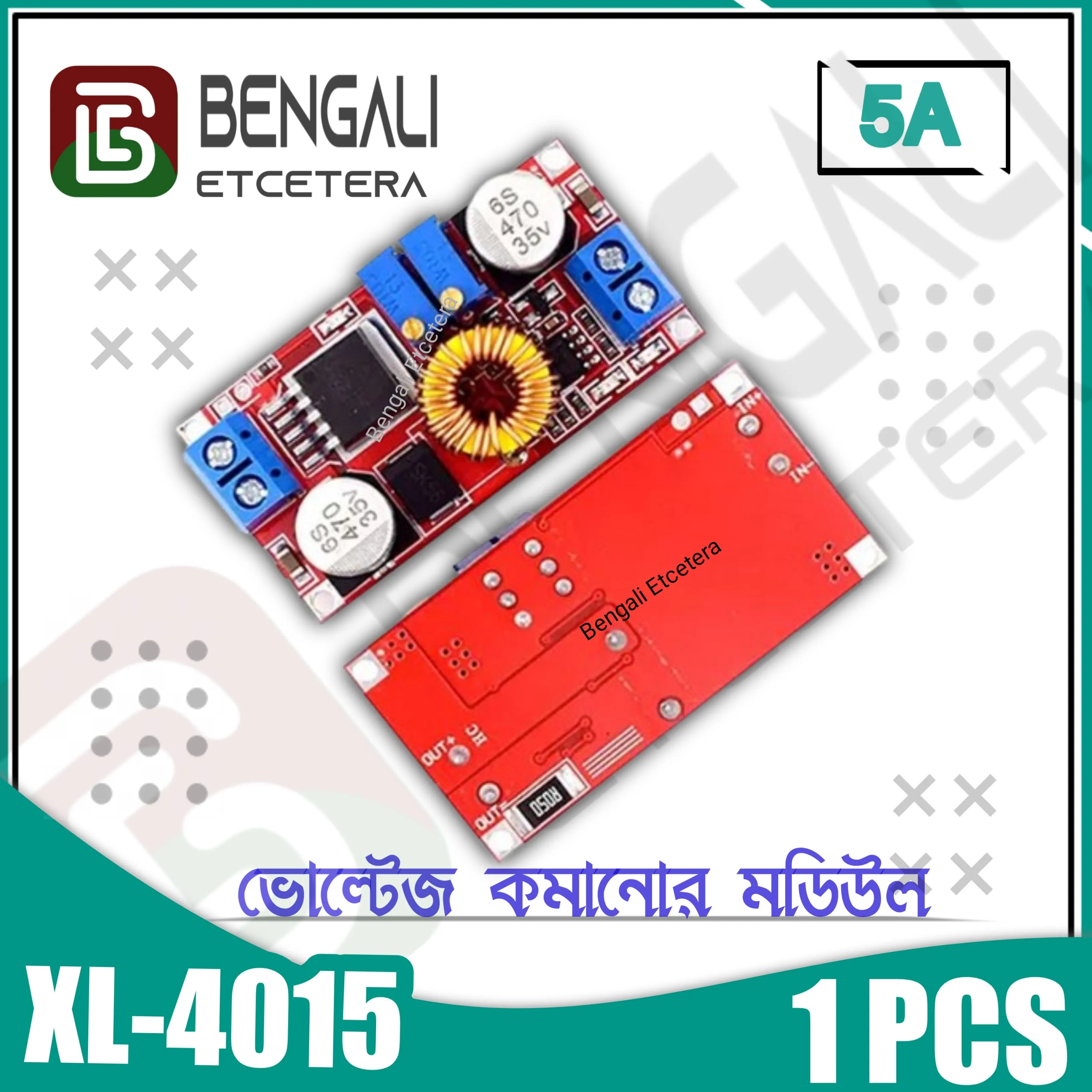 XL4015 Buck Converter 5A DC To DC CC CV Lithium Battery Step down Charging Board Led Power Converter Charger Step Down Module 2
