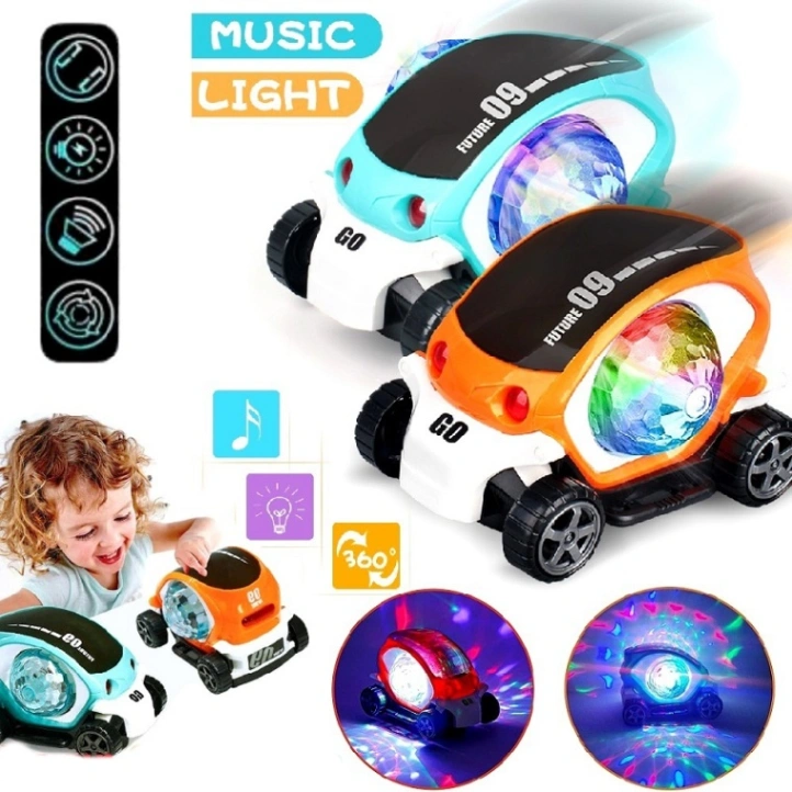 09 Future Car Rotate 360° with Flashing Light &amp; Music 3D Electric Toy Cars for Kids. Didai 09 Future Car 6