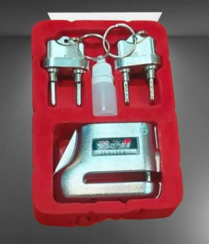 Heavy Duty Acid Proof Hydraulic Disc Lock For Motorcycle &amp; Scooter. 6