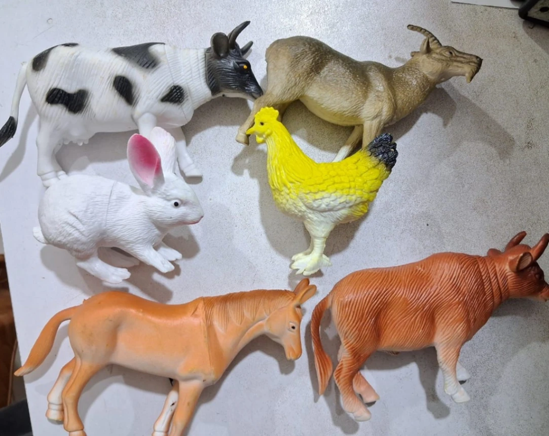 Animal Toy Set for Kids Farm &amp; Jungle Figures, Educational Playset 3