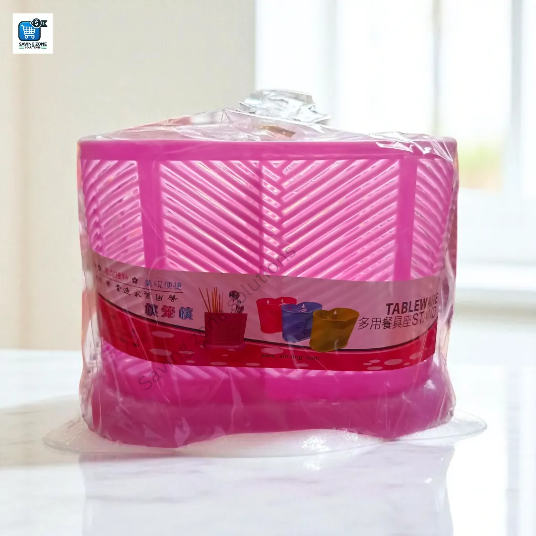 Multi Functional Plastic Cutlery Holder Durable Stylish Kitchen Organizer 3