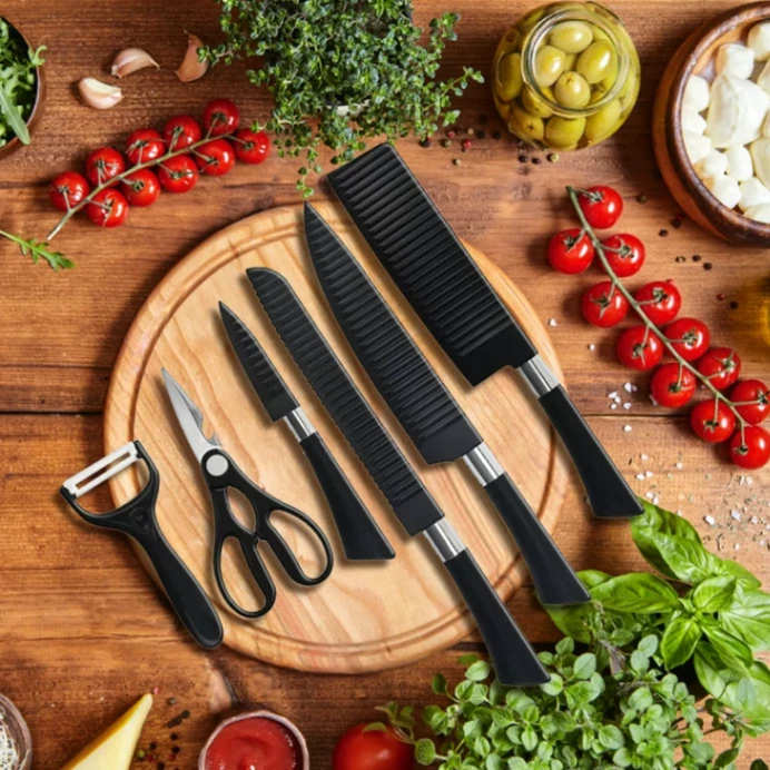 Zepter Professional Knife Set - 6 pcs Kitchen Knives Set, Culinary Knives, Professional Chef Knives, 4