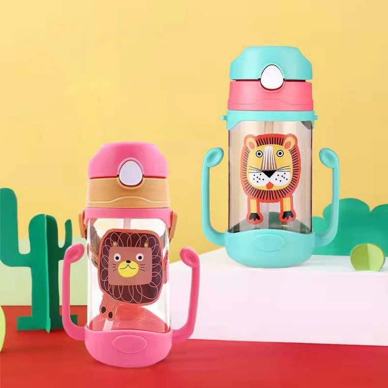 400ml Cartoon Water Bottle, Mum Pot, 4