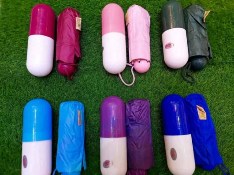 Folding capsule umbrella 6