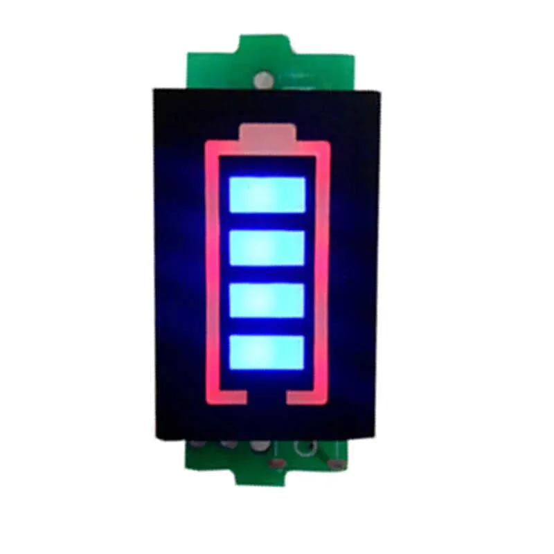 Image of Battery Capacity 4 Digit Indicator Meter 3.7v 4.2v 1S-8s - Battery - Battery