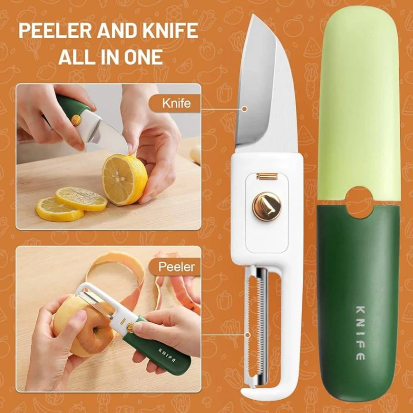 2 in 1 Fruit Knife &amp; Peeler 6
