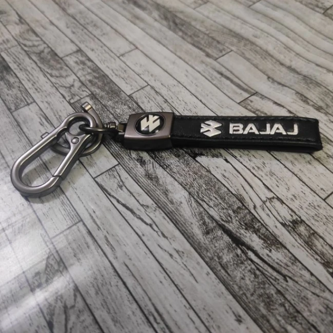 Premium  Key Ring For Bike  Motorcycle Accessories Rainbows Leather Keychain Compatible With Pulsar Key Chain Car Logo Key Chain Accessories Keyring With Logo With Phone Number Plate. 5