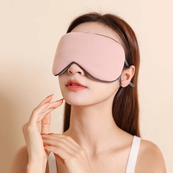 Double-Sided Sleeping Eye Mask – Warm &amp; Cool Side, Soft Silk and Cotton Fabric, Comfortable &amp; Light Blocking 1Piece 6