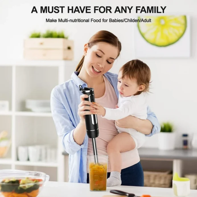 SOKANY 3-in-1 Multifunctional Handheld Electric Blender Mixer 2 Speed Control 300W 3