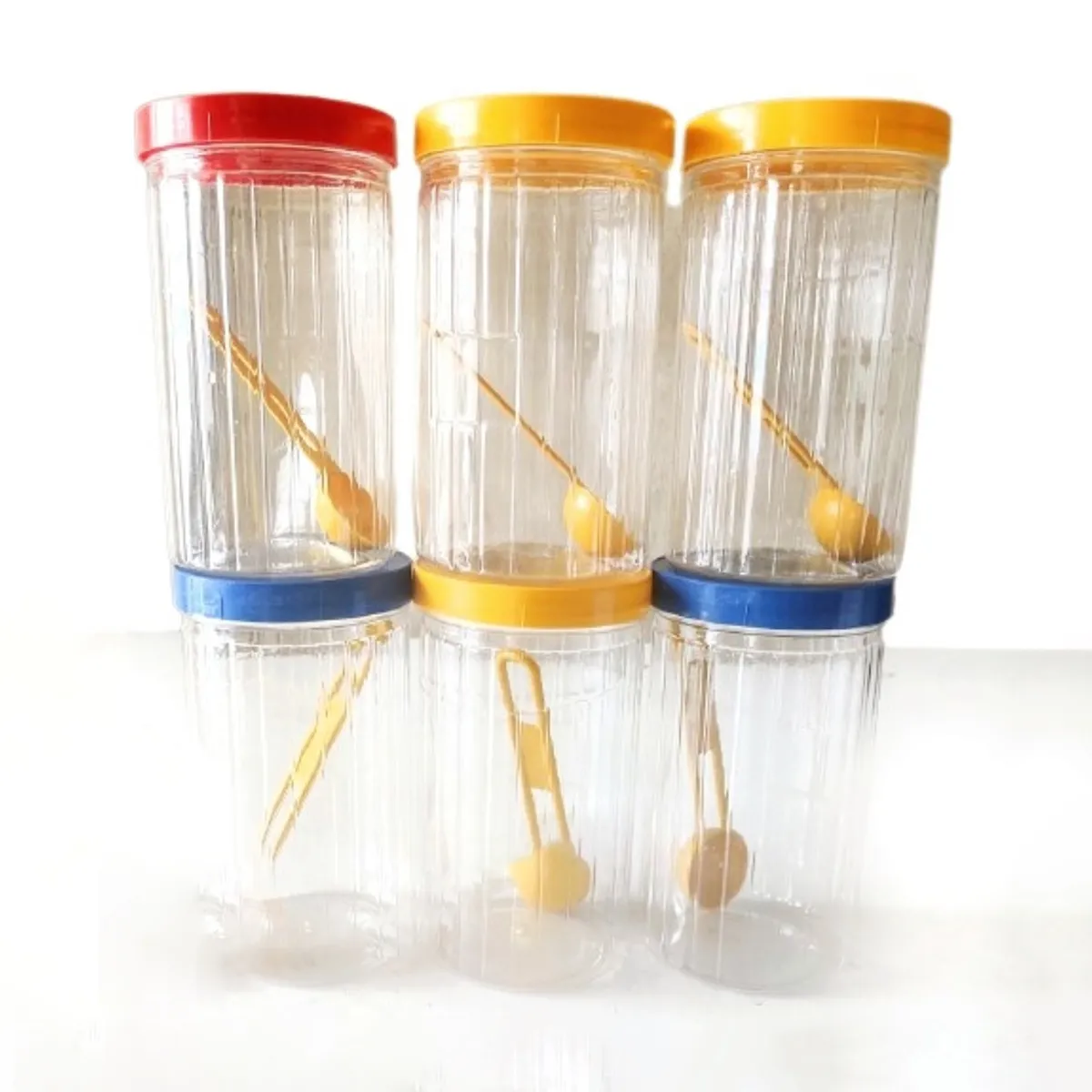 Masala Storage Jar 6Pis Combo Platic 800ml 5