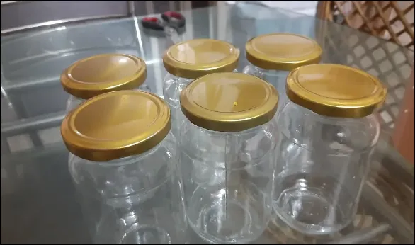 Glass jar kitchen jar 500 gm 6 pcs 5