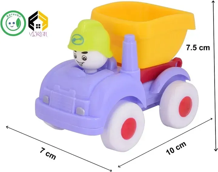 4 Pcs Construction Car Set Toy Multicolor For Kids 1 Set 7