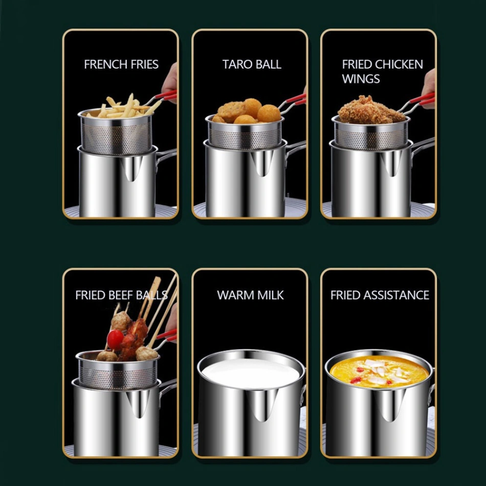 Stainless Steel Deep Frying Pot 2
