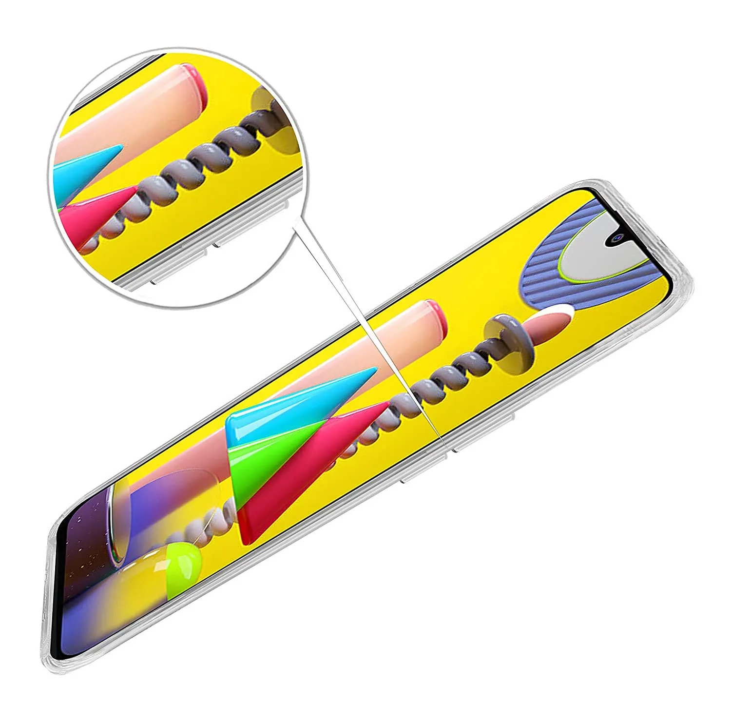 For Tecno Spark 6 Air Transparent Slim Soft Back Case Cover 2