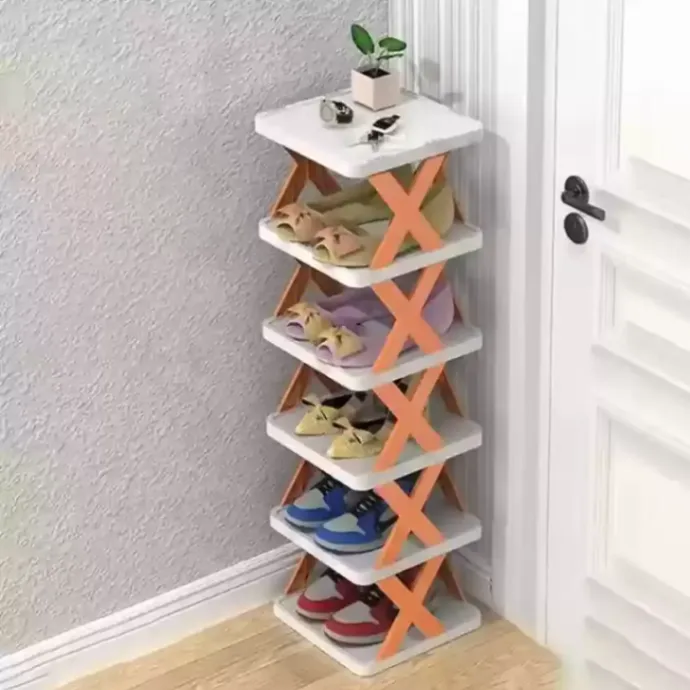 5 Layer Foldable Shoe Rack Organizer, Smart Foldable Shoe Rack 4