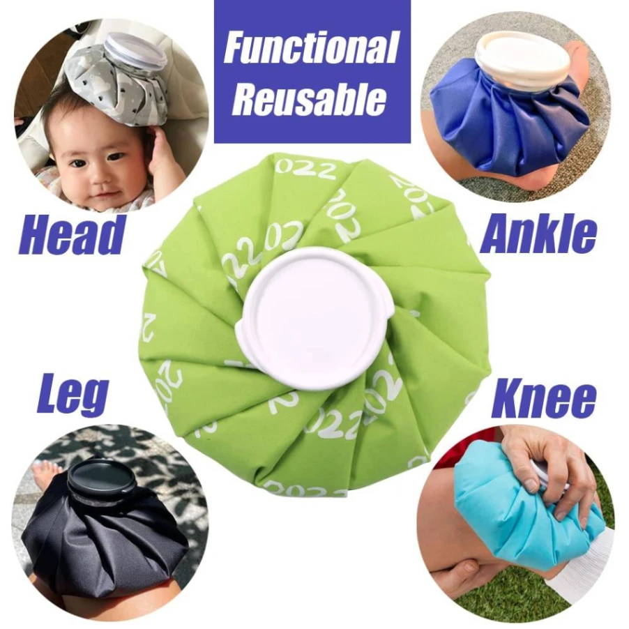 Hot &amp; Cold Pack Reusable Ice Bags, First Aid Multipurpose Hot Cold Therapy 4