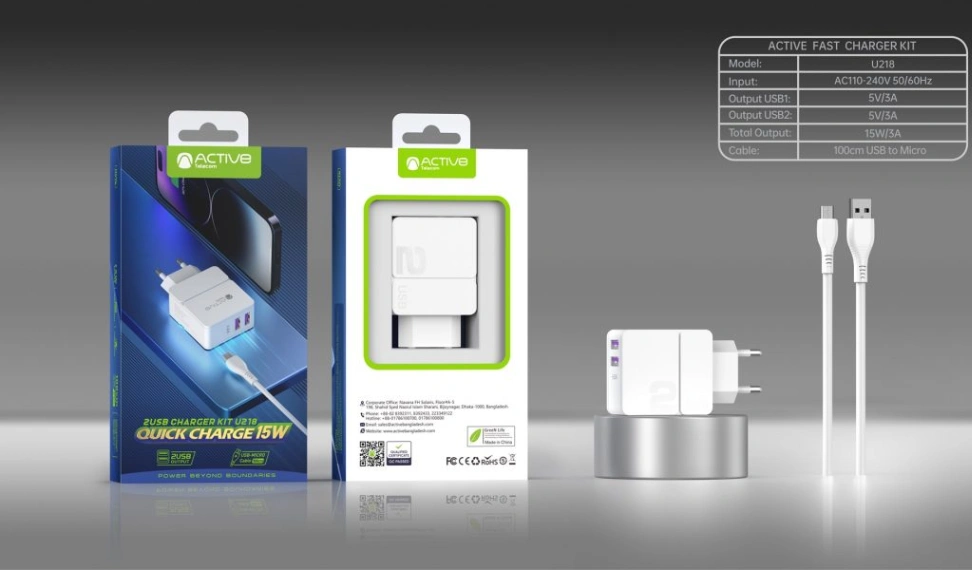 ACTIVE 15W QUICK CHAREGR 2